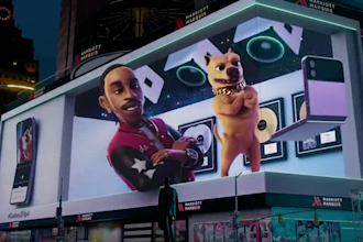 do 3d billboard animation, anamorphic animation, cgi animation, cgi rendering