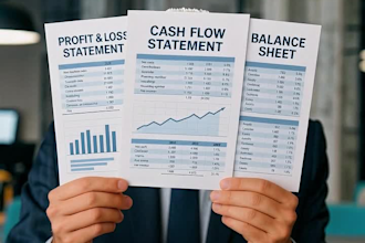 create profit and loss, balance sheet and cash flow statements