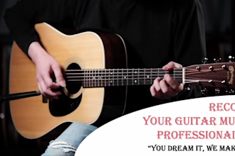 record high quality guitar music