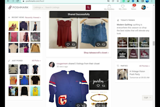 be your poshmark share closet listings upto 16k
