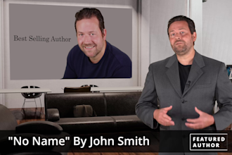 make an featured author video about your new book