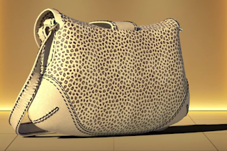 sell a 3d handbag model with textures for clo3d