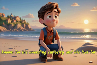 create kids story videos, PDF and coloring books