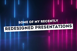 redesign powerpoint presentation and google slides deck