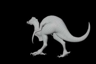 sculpt 3d creature 3d character design for 3d animal dragon animation blender