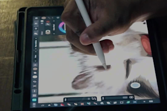 create a detailed custom pet portrait