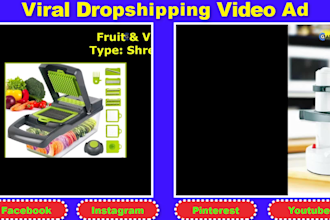 create viral video ads for dropshipping