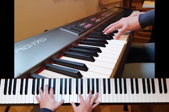 record a beautiful piano keys track 80s rhodes vintage epiano hammond