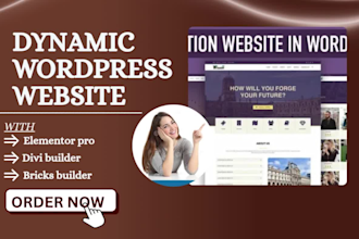 build develop wordpress website design using wp bakery crocoblock beaver builder