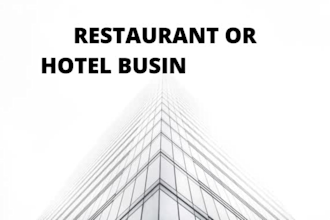 do a business plan and feasibility study in any given field