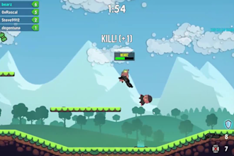 develop 2d platformer shooter game