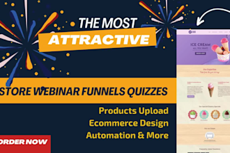 setup gohighlevel ecommerce store, webinar funnels quizzes