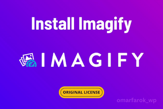 install imagify with license on your website