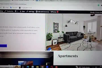 create modern web flow design or update your website