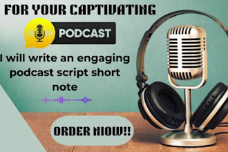 write a true crime podcast script short note storytelling youtube video script