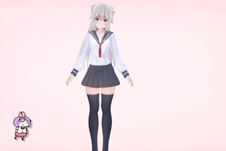 craft and customize your 2d live vtuber, rig your vtuber,face rig, vtuber anime