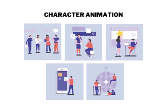 create json, svg, lottie animation of icon, illustration for website and app