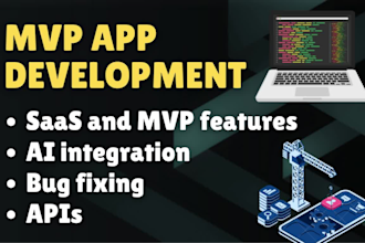 build no code mvp saas ai bubble web app