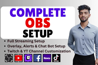 setup full obs with overlay alerts and bots