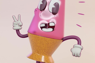 design 3d model from 2d concept