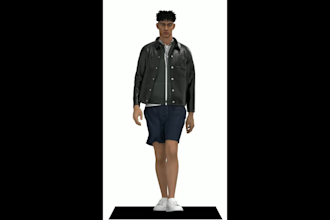 make 3d clothing, mockup, 3d garments, fashion, animations