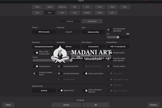 make geometric and arabesque pattern designs