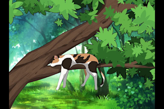 draw your animal or pet in anime cartoon style