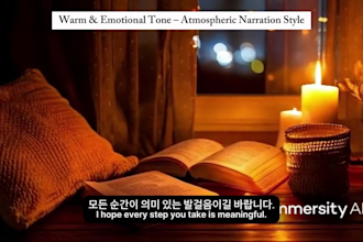 record a natural korean voiceover for your project