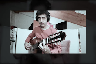 record 7 strings acoustic guitar