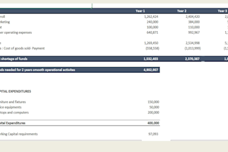 create a financial model for you with key financial analysis