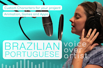 do the best portuguese voice for your app or game