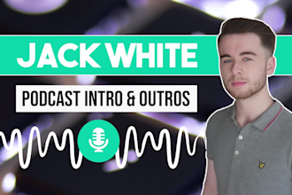 write, record and produce your mixed podcast intro and outro