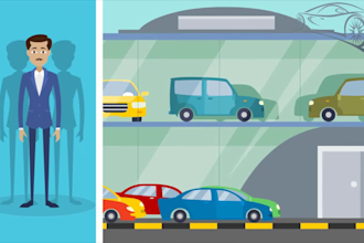 make auto car dealer animated promo video