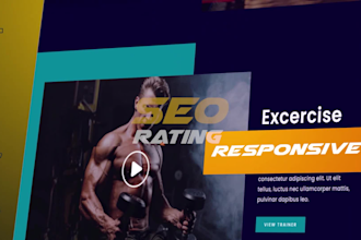 create a personal trainer, yoga, gym, workout, fitness, expert wordpress website