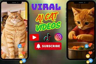 make viral ai cat videos ai stories ai animal fusion video for youtube channel