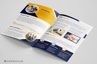 design brochure, annual report, company profile, booklet, proposal