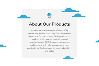 upload woocommerce products professionally SEO details