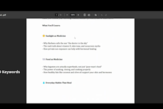 create SEO podcast show notes and episode summary with offer