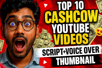 do youtube video editing, create faceless videos and cash cow automated channel