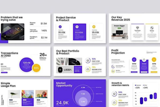 design b2b saas business and marketing presentation  website copy