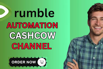 do rumble cash cow channel, rumble automation videos and promotion