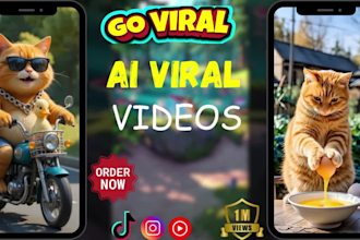 create viral ai cat videos, animal stories, and rescue videos with daily viral