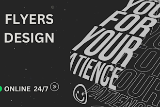 design flyers for  sports, restaurants, podcasts etc