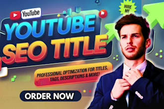 optimize best youtube video SEO title, tags and description