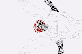 illustrate nft figures and abstract illustrations