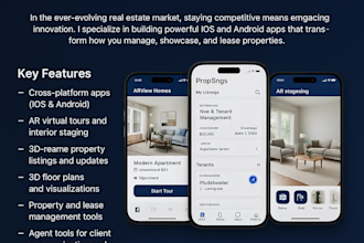 develop real estate ar app, real estate website, real estate app