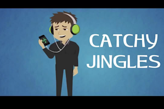 crearé un jingle de calidad, pegadizo para tu marca, podcast o radio
