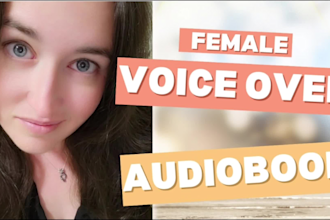 narrate your audiobook with a female voice