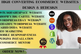 design redesign or fix wix hostinger duda godaddy weebly showit website SEO