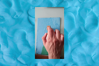 make a hand made clay illustration for books